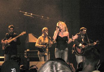 Warming the place up for Dierks Bentley!  