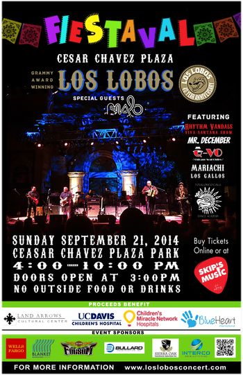Sept 21, 2014 - Open for Malo & Los Lobos
