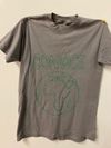 Dark Grey CONVICT WORLD Green Print T-Shirt