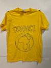 Yellow CONVICT WORLD Blue Print T-Shirt