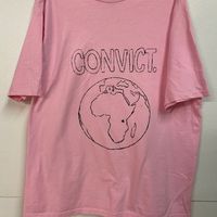 Light Pink CONVICT WORLD T-Shirt