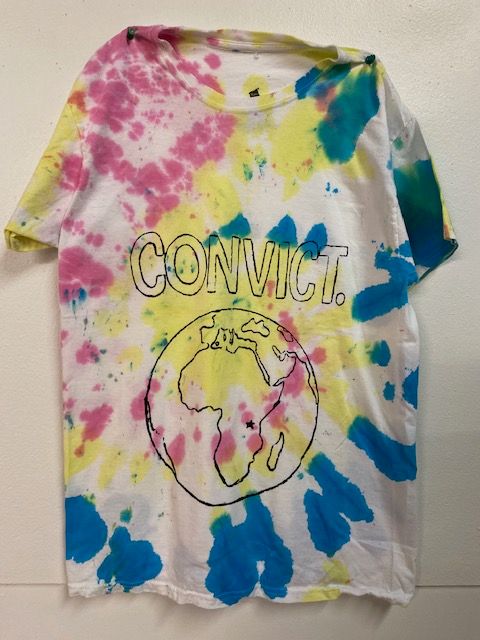 Multi-Tie Dye CONVICT WORLD T-Shirt