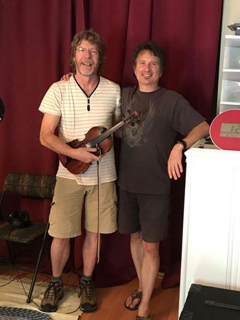 recordings some fiddle and mando with the great Sam Bush
