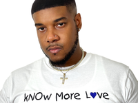 kNOw More Love Embroidered T-Shirt