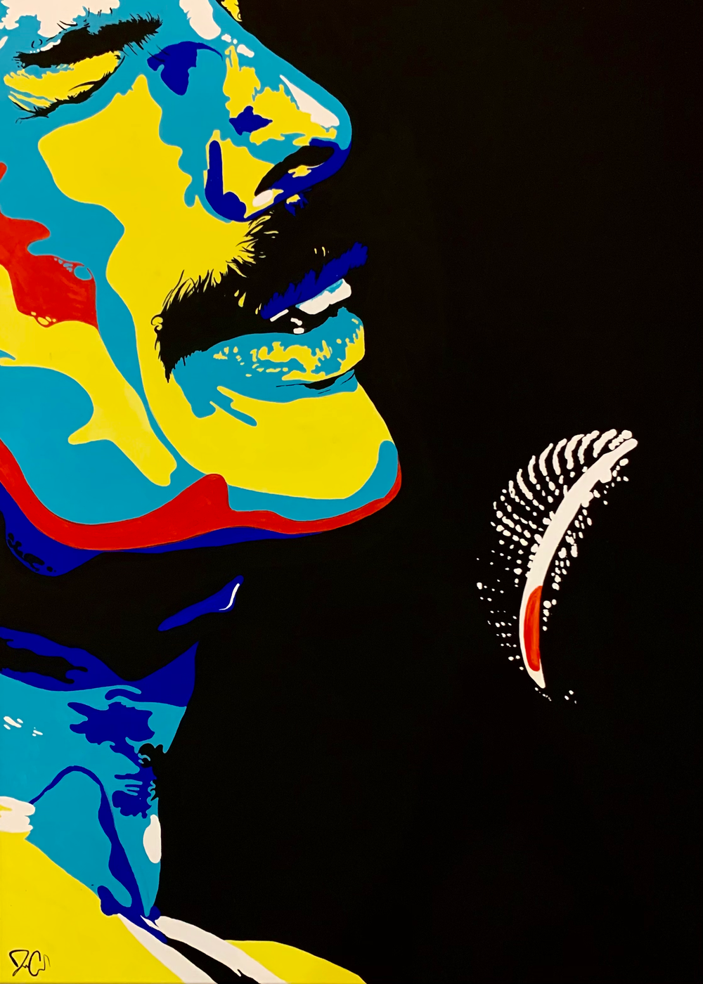 Freddie 1100 (36"x48" Acrylic on Canvas)