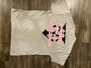 Ice Gray & Pink "Outcast" T-Shirt