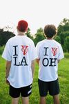 White LA & OHIO t-shirt