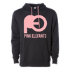Pink Elefants Blk/Pink Drawstring Hoodie 