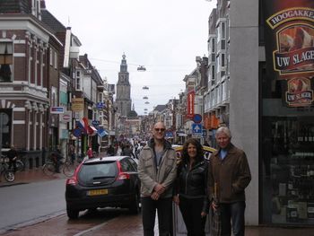 With my wonderful hosts the Kaldijks in Veendam
