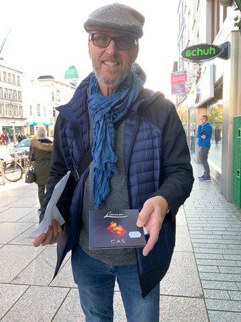 Buying Irish music in Cork, Ireland 2019
