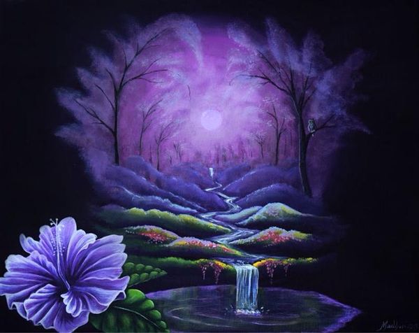"Violet Night" Print