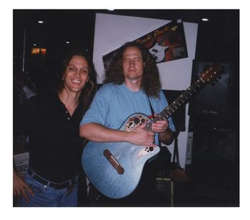 Great guitarist and label-mate Preston Reed
