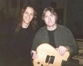 Allan Holdsworth and me at NAMM.

