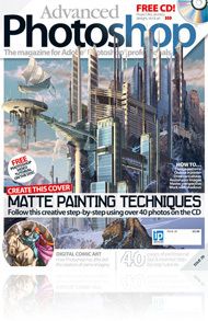 Advanced Photoshop - Issue 28 Published tutorial on painted technics
