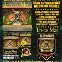 Lynch Mob "Wicked Sensation / Re-imagined" Hand Autographed CD Bundle 