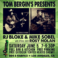 Tom Bergin's Presents RJ Bloke & Mike Sobel with Special Guest Rosy Nolan