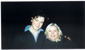 David and Kate Campbell, May 2006. Kate is one of the US' most literary songwriters and a great inspiration to David.
