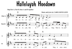 Halleluyah Hoedown Sheet Music