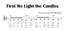 First We Light the Candles Sheet Music