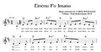 Eineinu Po Imanu Sheet Music