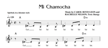 Mi Chamocha Sheet Music