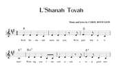 L'shanah Tovah Sheet Music