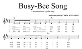 Busy-Bee Song Sheet Music