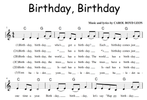 Birthday, Birthday Sheet Music