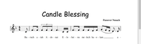Candle Blessing and Shehecheyanu at Passover (tradit) Sheet Music
