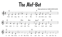 The Alef-Bet Sheet Music