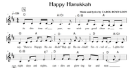 Happy Hanukkah Sheet Music