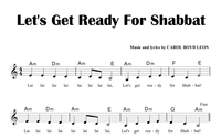Let's Get Ready for Shabbat Sheet Music