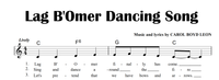 Lag B'Omer Dancing Song Sheet Music
