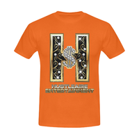 Hustleaire Entertainment T Shirt Orange
