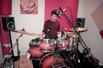 Trusted drummer Stephanos Meletiou
