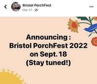 The Honk at Bristol PorchFest 2022