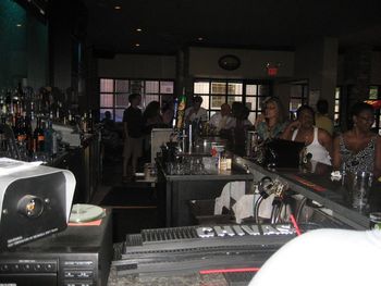 The audience was packed to see WestBound Groove at Shenanigan's May 5th 2011.
