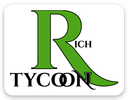 Rich Tycoon Rated R Logo Sticker - Green/Black (2"x1.5")