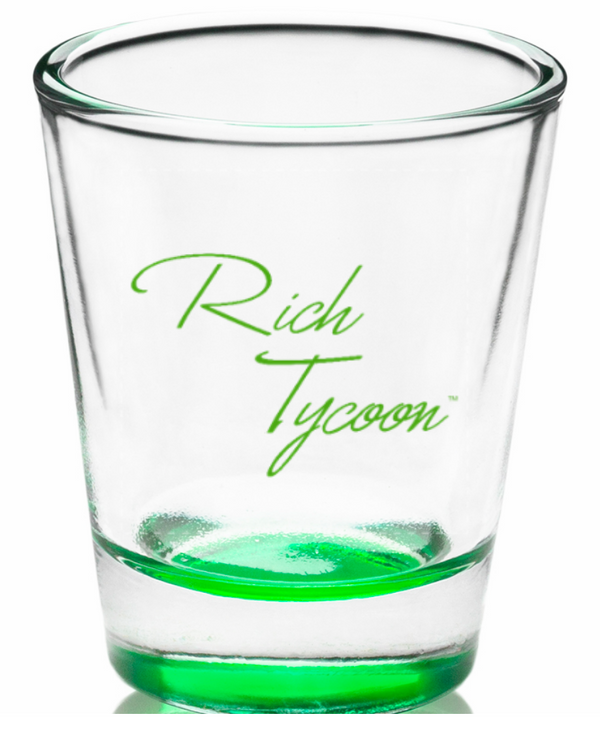 3 Rich Tycoon Signature Shot Glasses for $10