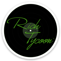 Rich Tycoon Signature Record Sticker (2"x2")