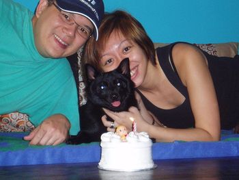 This is Beadale Ebony on her first Birthday 20 /1 /2008 she is the first Schipperke to be imported into Singapore. CONGRATULATIONS Kaitlyn and Jon
