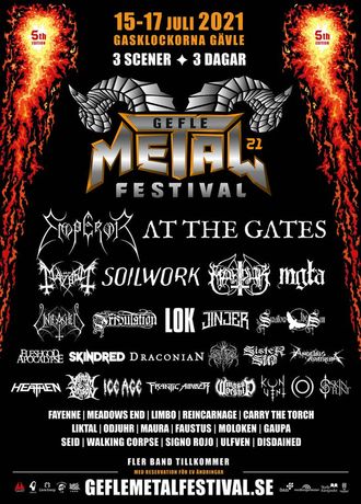 Due to Covid-19, the Gefle Metal Festival in Sweden has been postponed to next year, and will take place from the 15-17 July 2021. We are honored to still be part of such an incredible lineup. See you on stage \m/ Information 👉 www.geflemetalfestival.se