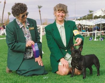 CH. MON PETIT CHOU LILY MARLAINE "LILY" Sire: CH. Bandog's One In A Million Dam: CH. Legacy Mon Petit Chou Madeleine "Lily" finished her Championship soon after her brothers (shown as a puppy here). She was such a cuddly one. DOB: 07/31/95
