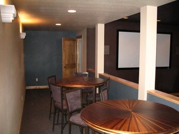 This Theater Room has it's own attached Cafe.
