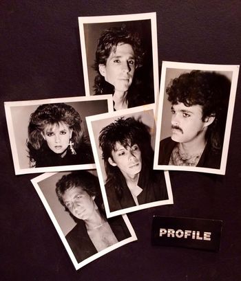 cover band Profile, circa 1985
