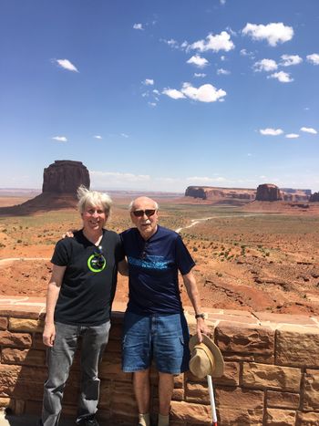 Me and my father Bruce Polich, Monument Valley, June 2017
