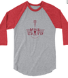 Mike Casto Logo Unisex 3/4 sleeve raglan shirt (More colors available!)