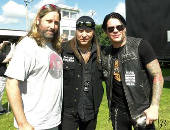 Tony and Dave with Parker Lundgren of Queensryche
