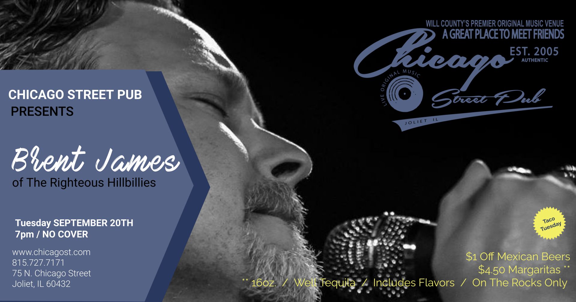 Chicago Street Pub LIST OF EVENTS