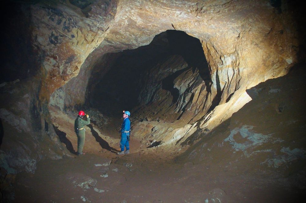 Inside the Alderley Edge copper mines